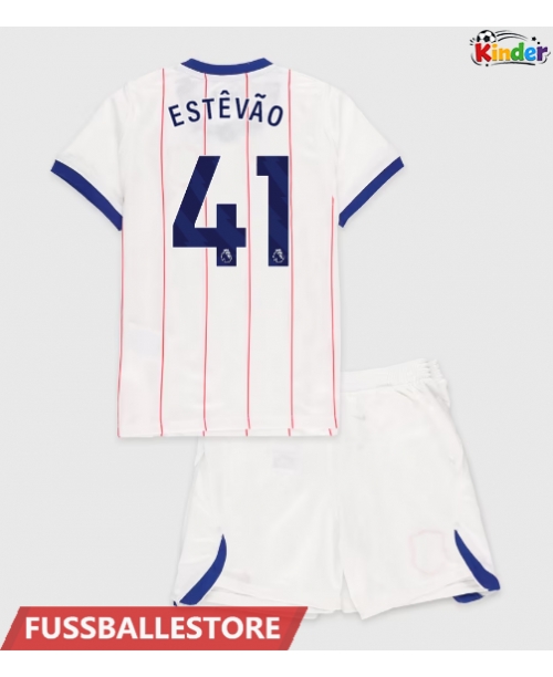 Günstige Chelsea Estevao Willian #41 3rd trikot Kinder 2026-27 Kurzarm (+ Kurze Hosen)
